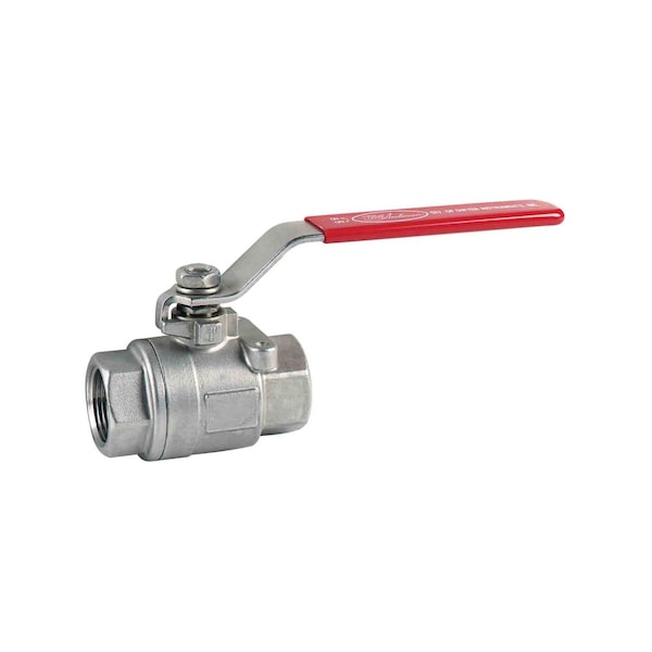 2in two-piece stainless steel ball valve.